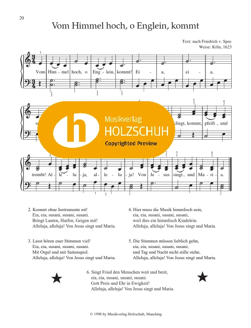 Vom Himmel hoch, o Englein kommet